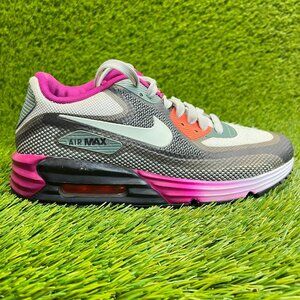 Nike Air Max Lunar 90 C3.0 Womens Size 6.5 Black Pink Running Walking Sneakers